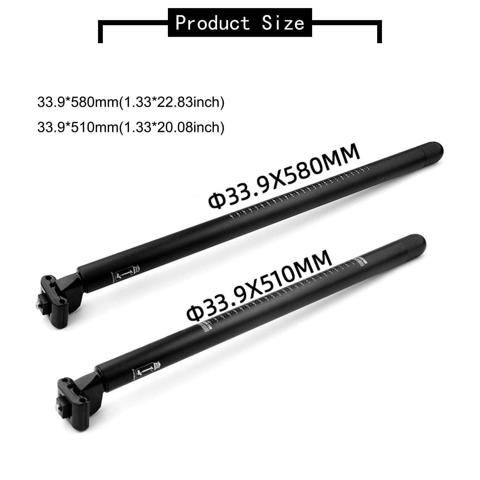 Amazon | シートポストポンプ 33.9 * 580/510mm シートチューブポンプ